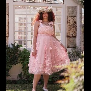 JessaKae Light Pink Dress with Flowers